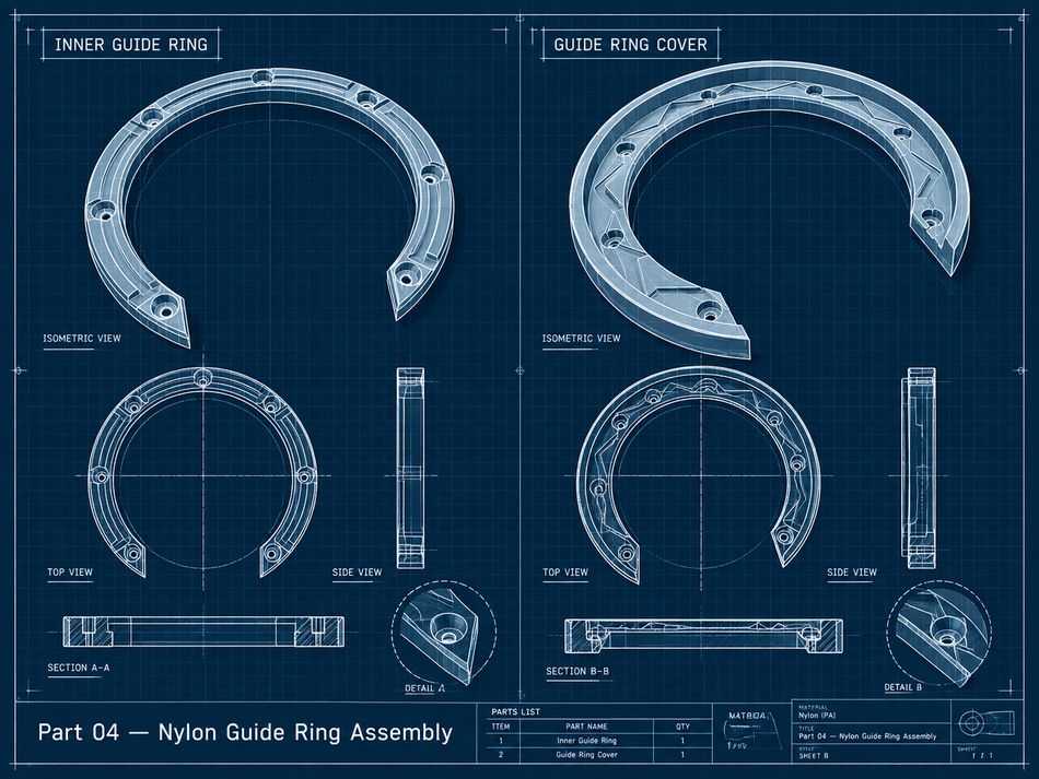 Nylon Guide Ring Assembly - Digital