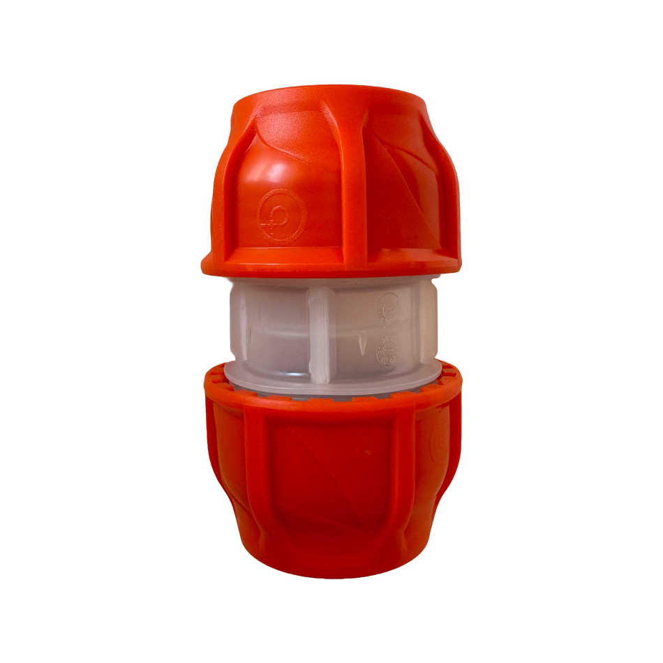 Lot of 10 (Orange) Clear Lock Coupler 1.25" (1-1/4)