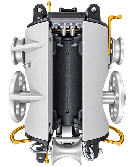 MECSIL Cable Lasher Heavy Duty – side view for demanding aerial fiber and telecom installation