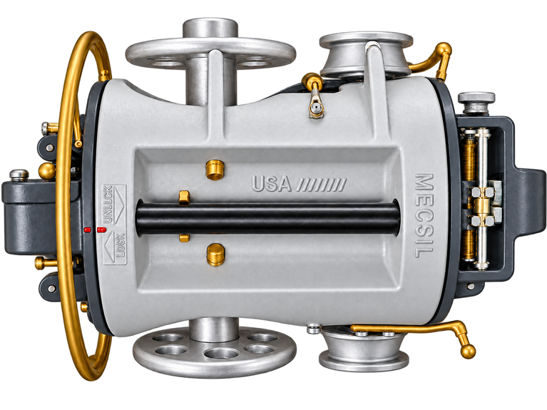 MECSIL Cable Lasher Heavy Duty – aluminum reel and aluminum traction pulley detail