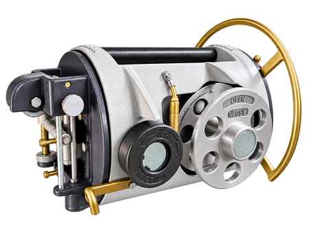 MECSIL Cable Lasher Pro – side view for aerial fiber and telecom installation